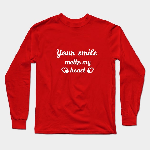 Your smile melts my heart Long Sleeve T-Shirt by Laddawanshop